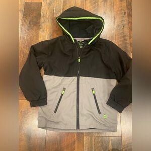 Tommy Bahama Kids Black Gray lightweight jacket size medium 7/8
